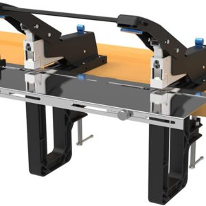 Manual Flat SaddleHeavy Duty SaddleDou-Head Adjus Margins Capacity of 50 Pages ClipBook Binding Machine for Factory Office and Home