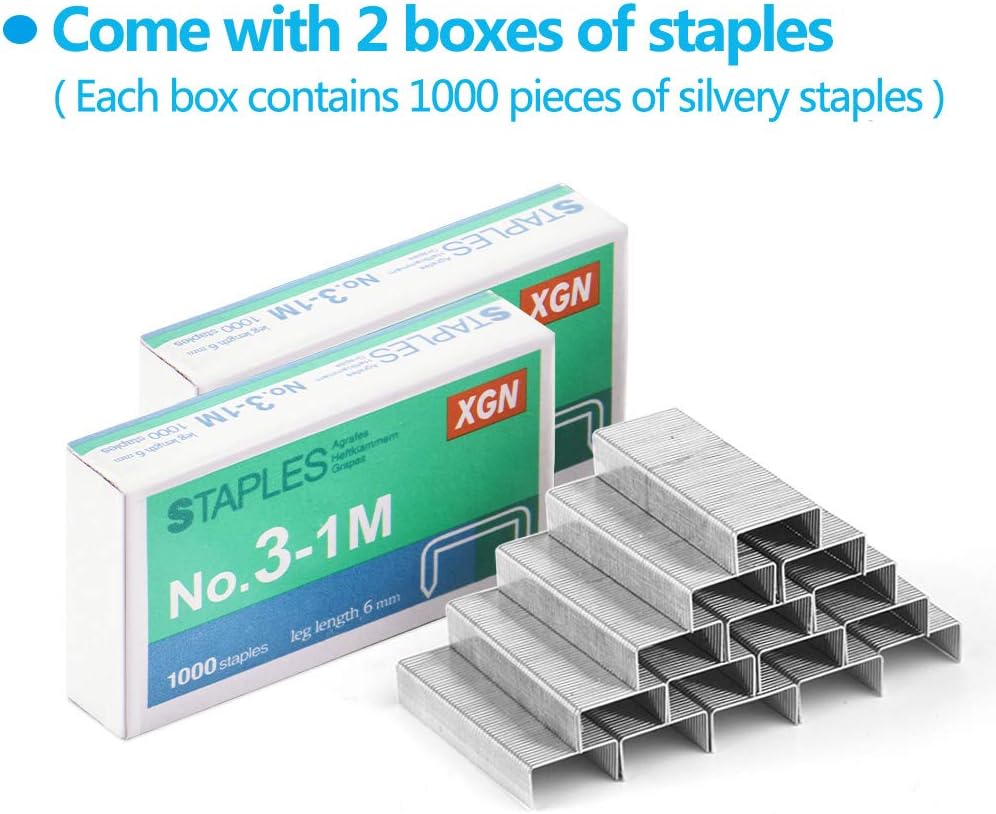 Clear AcrylicPurple with 2000 Pieces Silveryfor Office Accessory(Purple) - Image 2