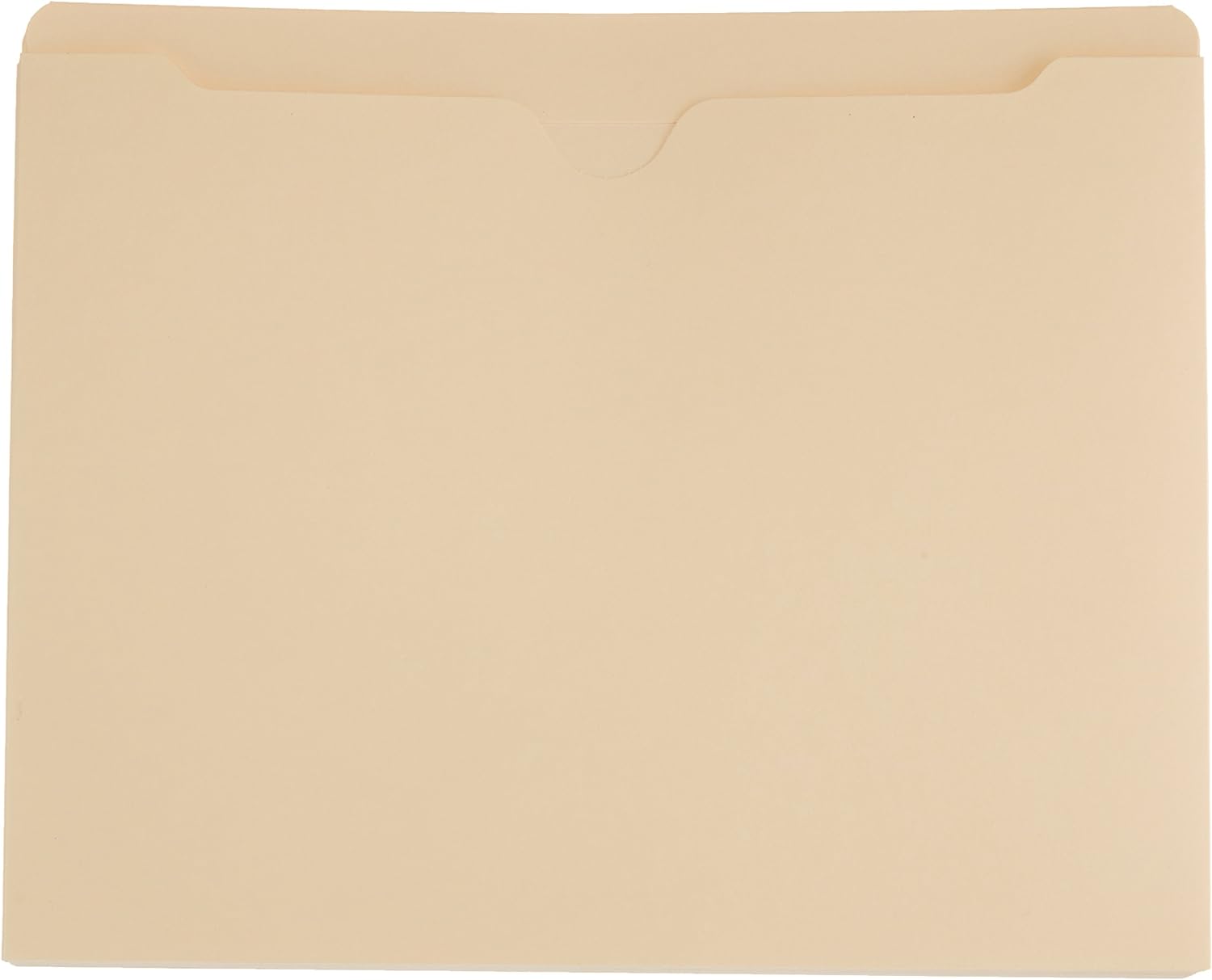 File Folders Jacket, Reinforced Straight-Cut Tab, Flat-No Expansion, Size, Manila, 100-Pack - AMZ600 - Image 2